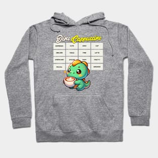 Dino Cappuccino Plays Connections ☕ Hoodie